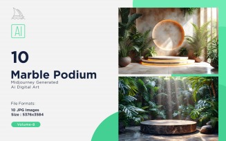 Marble Podium 10 Set Vol - 8