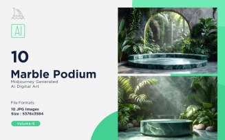 Marble Podium 10 Set Vol - 9