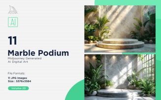 Marble Podium 11 Set Vol - 20