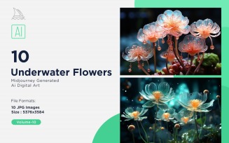 Underwater Flowers illustration 10_Set V-10