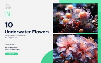 Underwater Flowers illustration 10_Set V-1