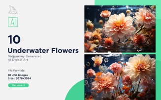 Underwater Flowers illustration 10_Set V-3