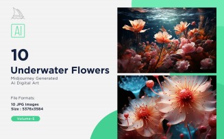 Underwater Flowers illustration 10_Set V-5