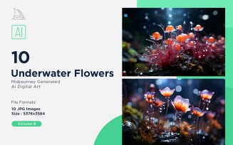 Underwater Flowers illustration 10_Set V-8