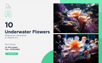 Underwater Flowers illustration 10_Set V-9