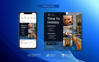 Elegant Hotel Marketing PSD Template