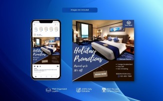 Hotel Business Instagram Post Template