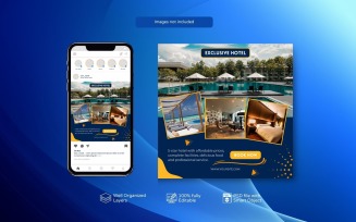 Hotel Business Marketing PSD Template