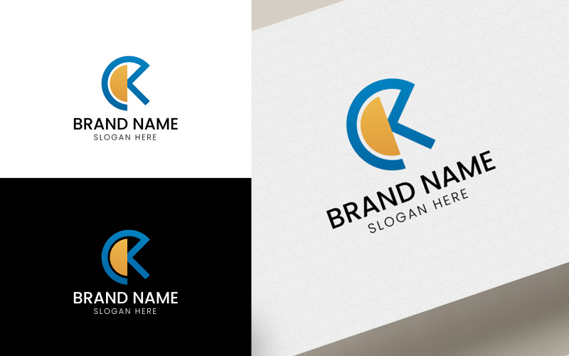 Letter DK business logo-07-215 Logo Template