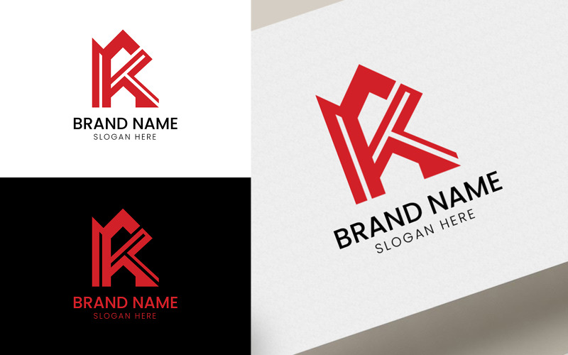 Letter K real estate logo-07-217 Logo Template