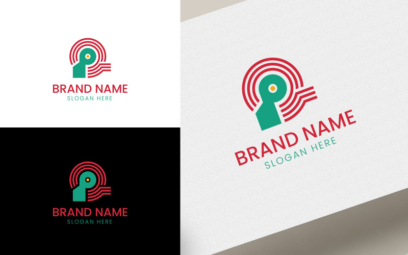 Letter PQ company logo-07-214 Logo Template