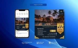 Royal Hotel Marketing PSD Template: Book