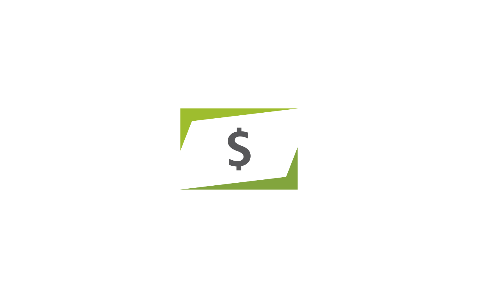 Business acounting money mobile cash logo vector template