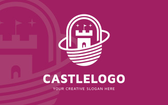Castle Logo Design Template Creative