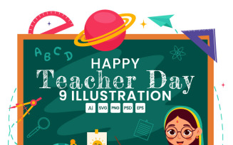 9 Teacher Day in India Illustration