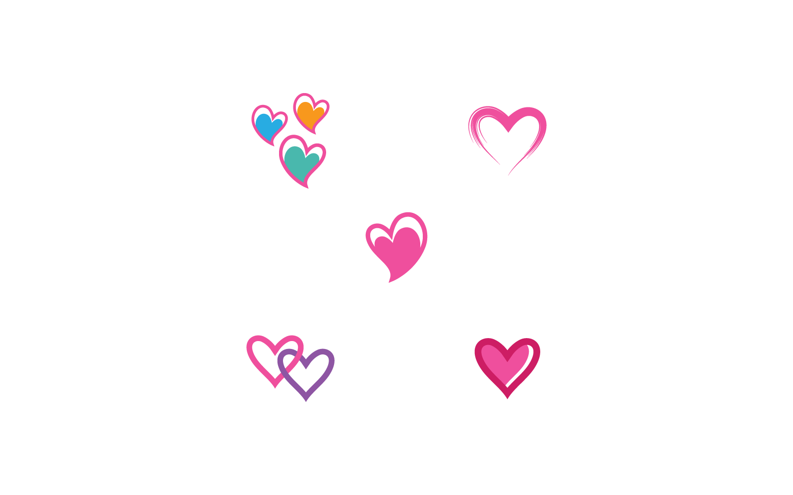 Love design logo icon vector template