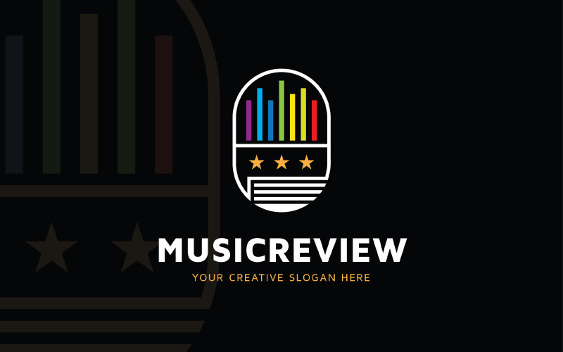 Music Review Logo Design Template Logo Template