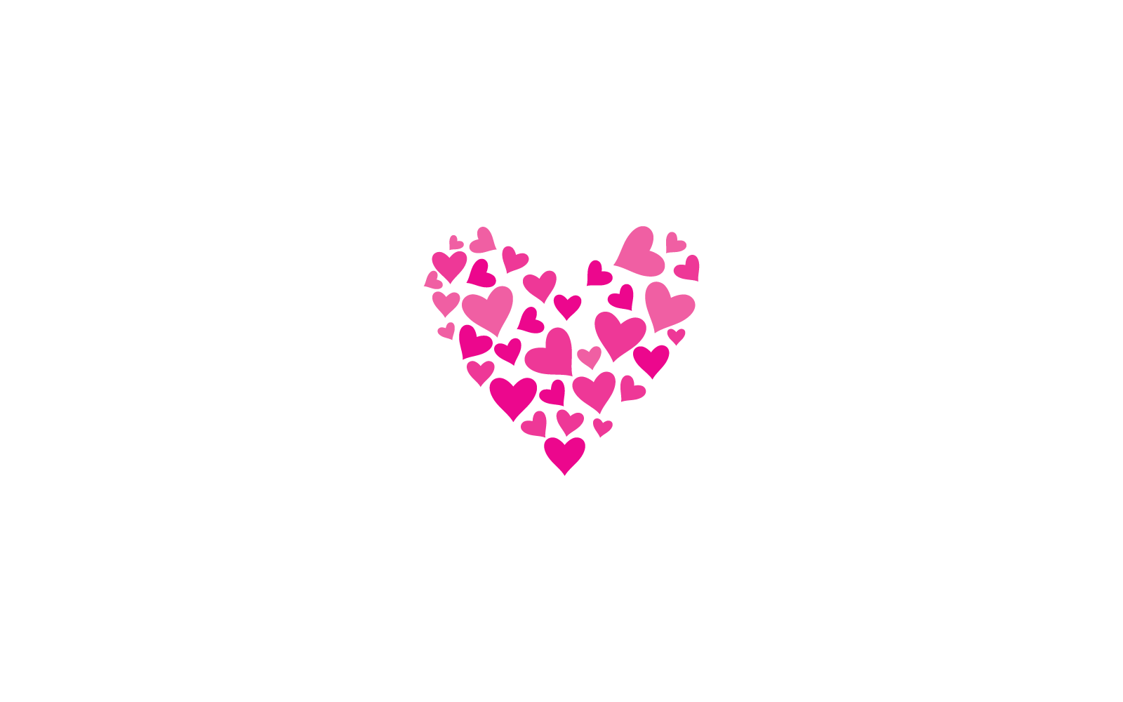 Projekt ilustracji ikony logo miłości Szablon wektora