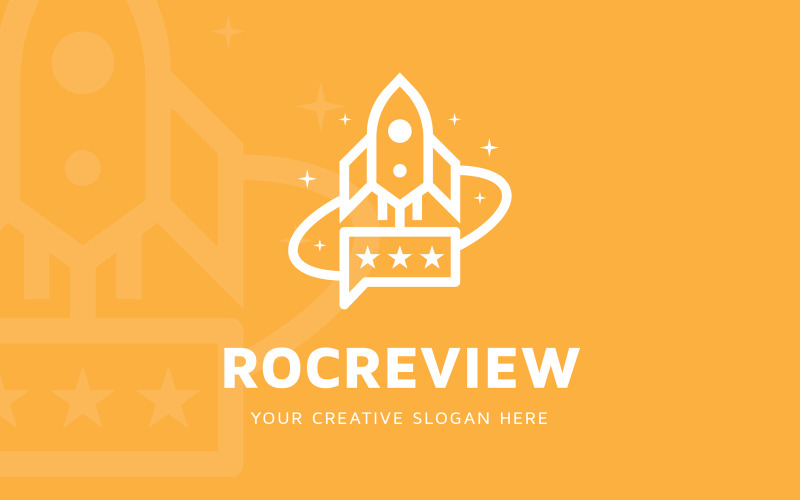 Rocket Review Logo Design Template Logo Template