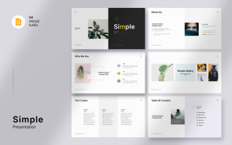 Simple Google Slide Template