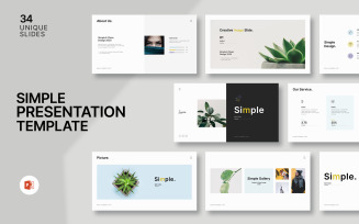 Simple Presentation Template 2030