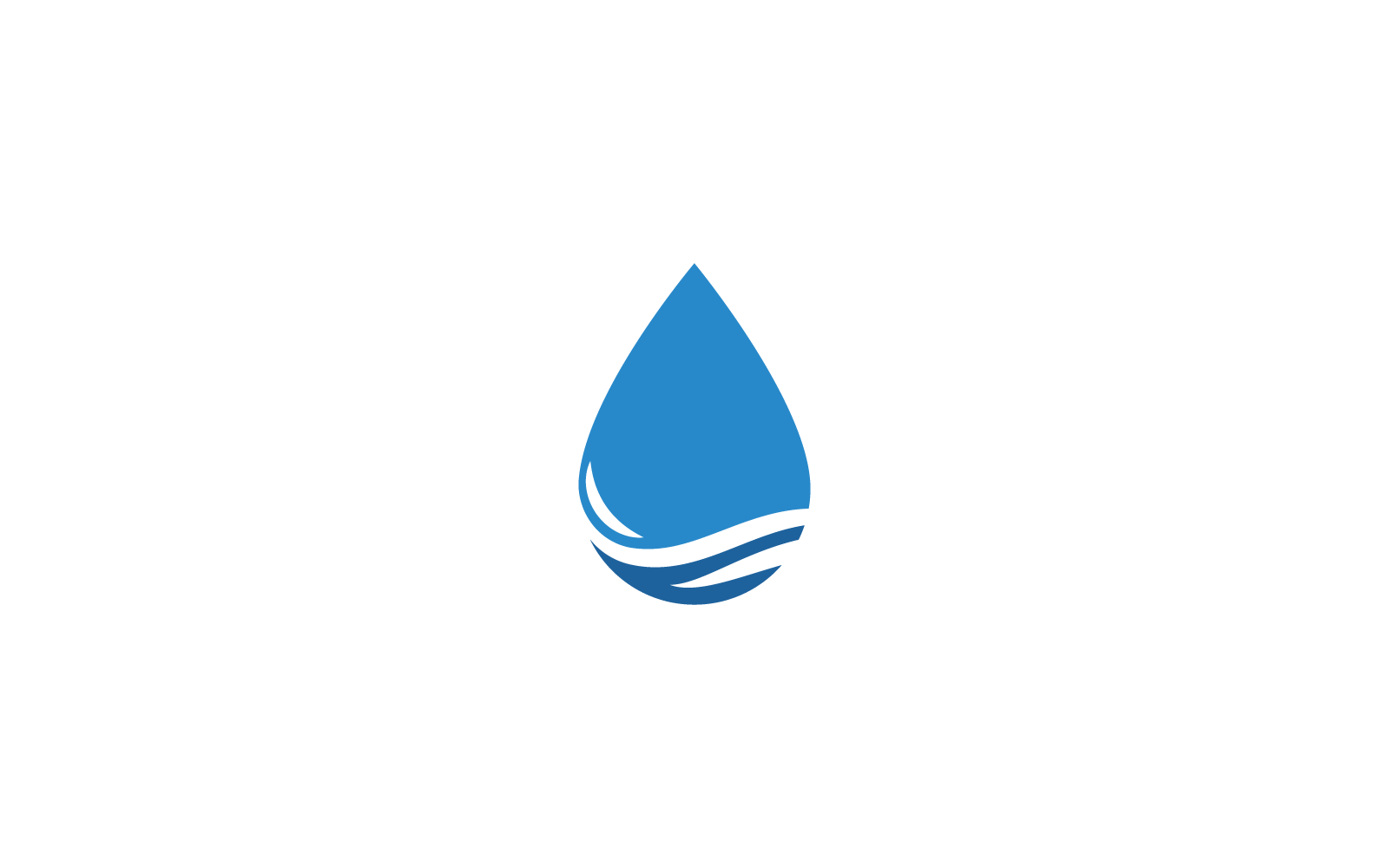 water drop Logo icon vector illustration