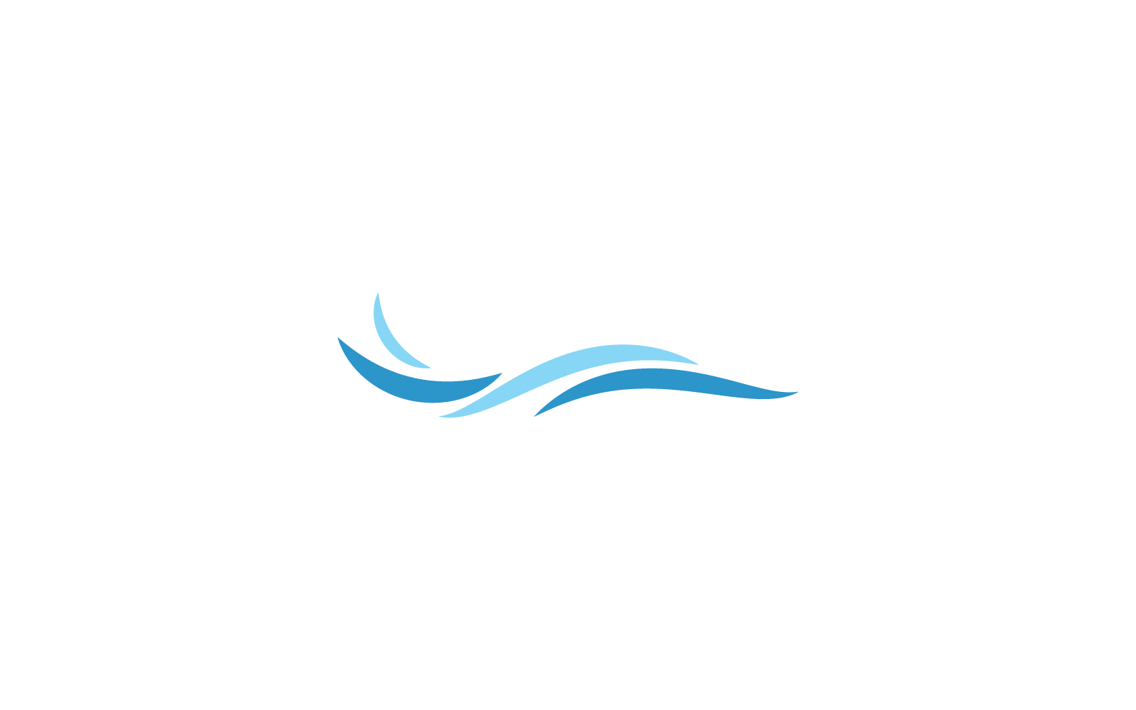 Water wave illustration Logo design icon Template Logo Template