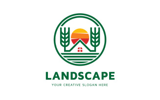 Wheat House Logo Design Template