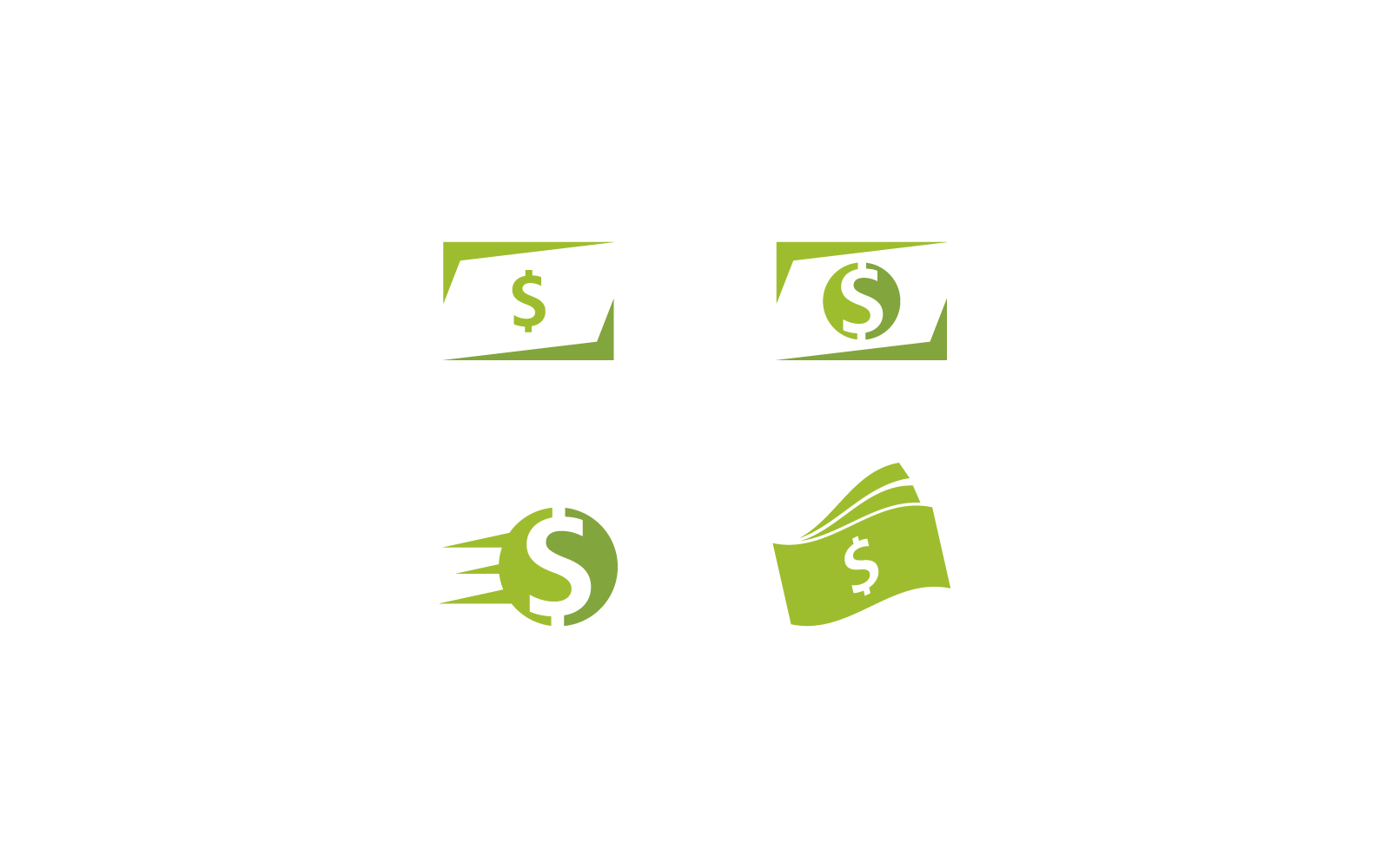 Business acounting money mobile cash illustration logo vector template