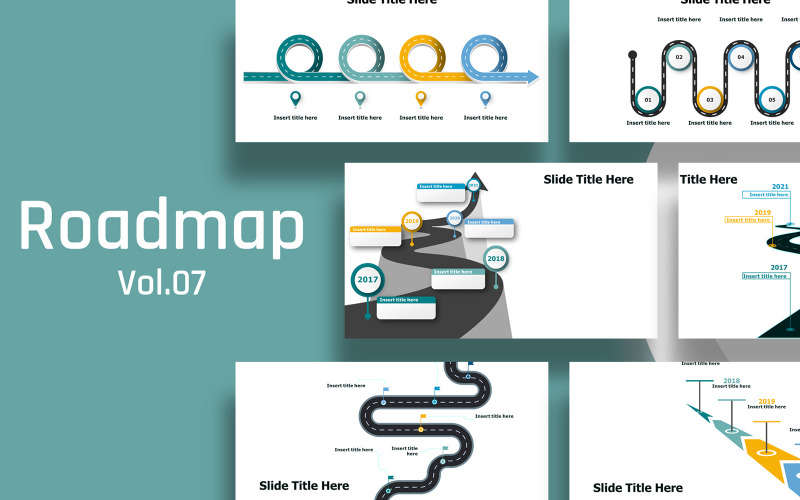 Business Roadmap Presentation Template FREE PowerPoint Template