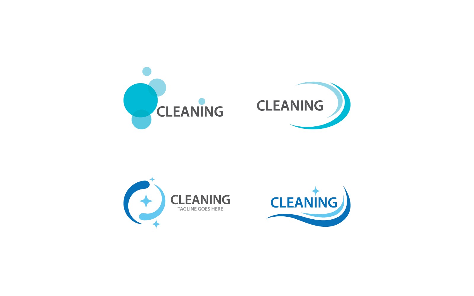 Cleaning logo and symbol icon vector template design