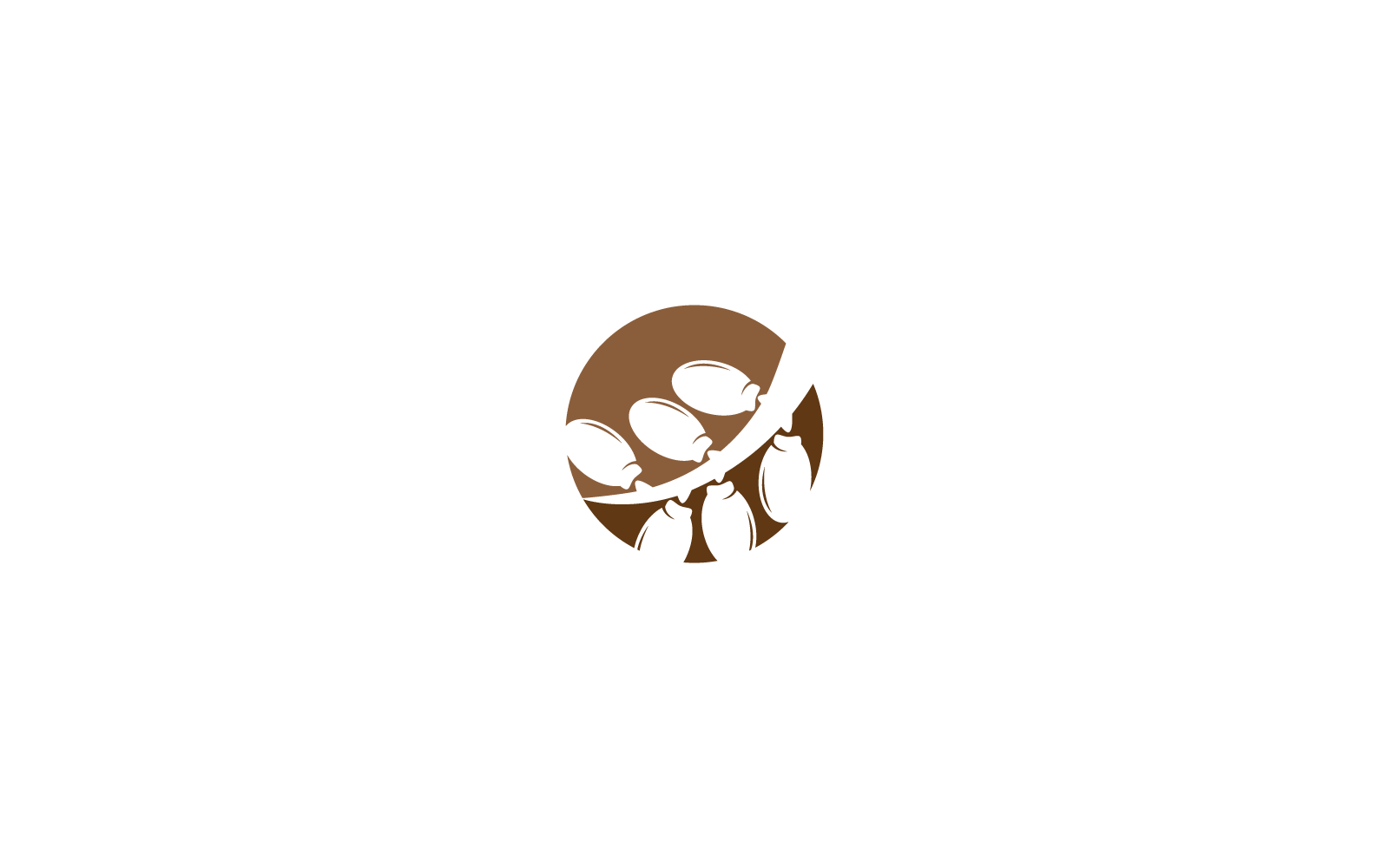 Datum Früchte Symbol Logo Illustration Vektor flaches Design