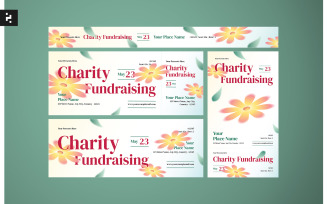 Floral Charity Fundraising Ticket