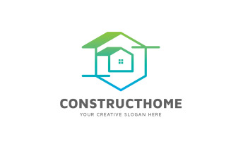 Home Construction Logo Design Template