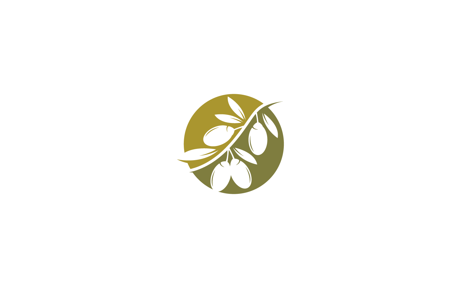 olive logo template illustration design vector