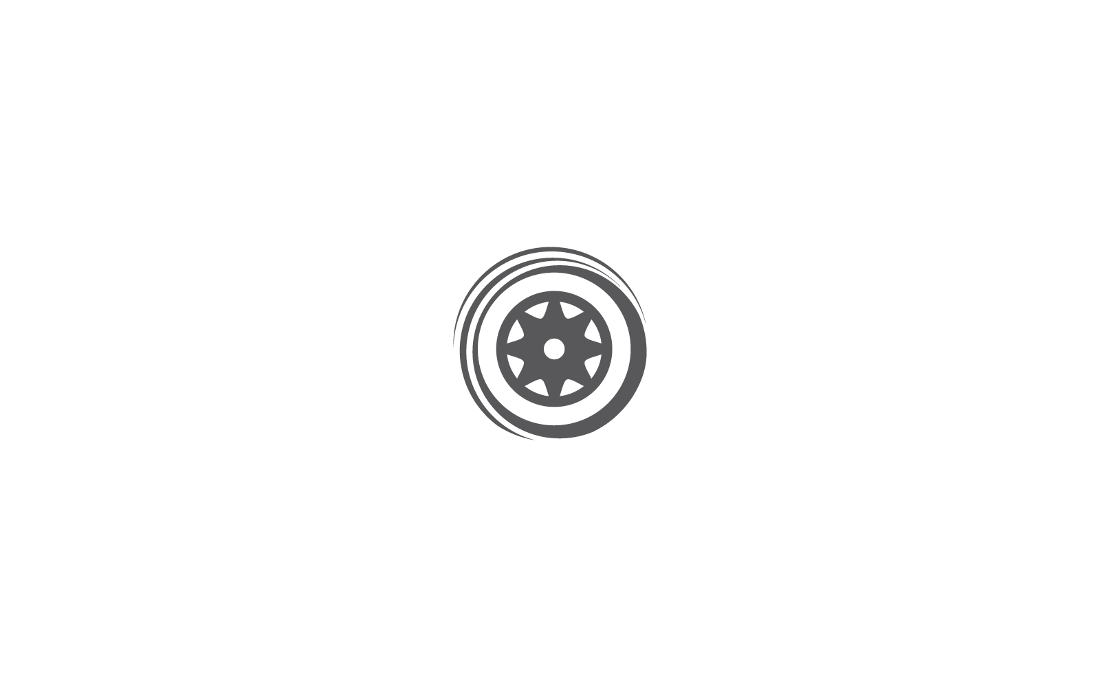 Tires illustration logo flat design template Logo Template