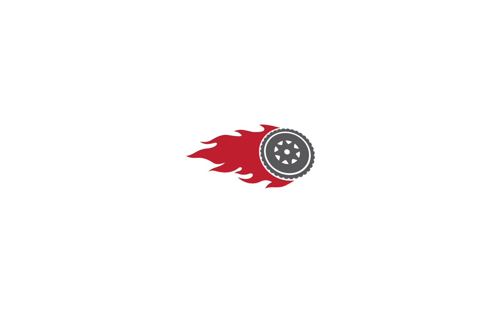 Tires illustration logo icon flat design template