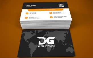 Visiting Card | Business Card | E-Card | Editable Template - 261