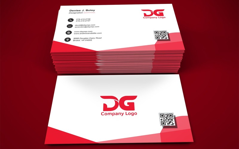 Visiting Card | Business Card | E-Card | Editable Template - 267 Corporate Identity