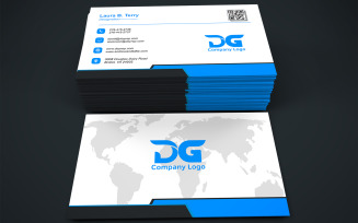 Visiting Card Template with Customizable Designs - 252