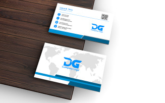 Visiting Card Template with Customizable Designs - 253