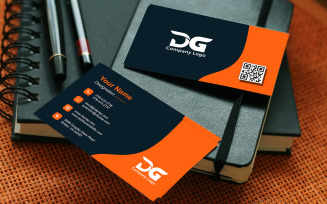 Visiting Card Template with Customizable Designs - 254