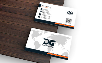 Visiting Card Template with Customizable Designs - 255