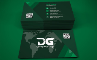 Visiting Card Template with Customizable Designs - 256