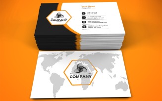 Visiting Card Template with Customizable Designs - 258