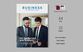 Business Magazine Template 19