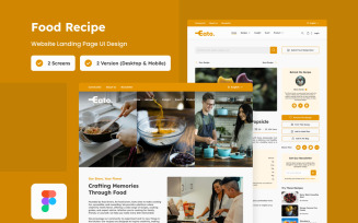 Eato - Food Recipe Landing Page V2