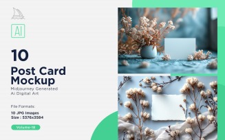 Post Card Mockup 10_Set V-18