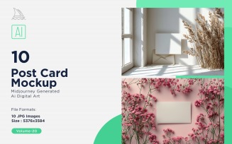 Post Card Mockup 10_Set V-20