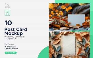 Post Card Mockup 10_Set V-26